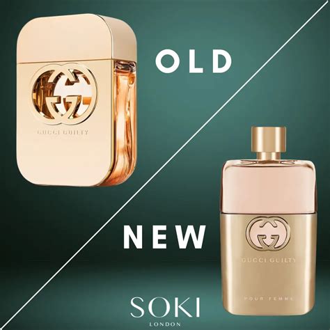 gucci guilty old bottle vs new|what is gucci guilty eau.